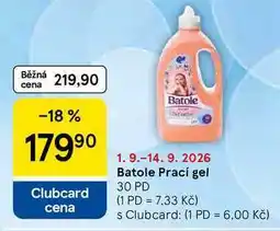 Tesco Batole Prací gel, 30 PD nabídka