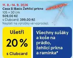 Tesco Casa Si Basic Žehlicí prkno, 105 x 30 cm nabídka