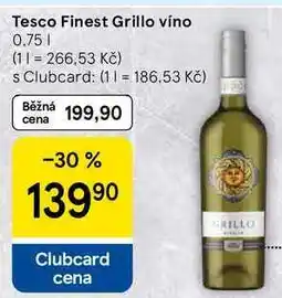 Tesco Tesco Finest Grillo víno nabídka