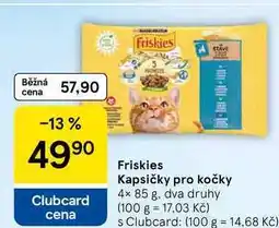 Tesco Friskies Kapsičky pro kočky nabídka