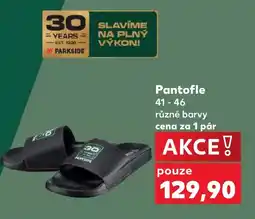 Kaufland Parkside pantofle nabídka