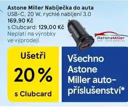Tesco Astone Miller Nabíječka do auta, USB-C, 20 W, rychlé nabíjení 3.0 nabídka