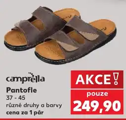 Kaufland Camprella pantofle nabídka