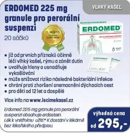 PharmaPoint Erdomed 225 mg granule pro perorální suspenzi nabídka