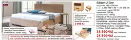 Nábytkáři Čech a Moravy Edison 2 line Postele dvoulůžkové nabídka