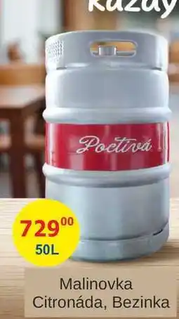BENE Nápoje Poctivá od Poděbradka sud nabídka