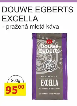 BENE Nápoje DOUWE EGBERTS EXCELLA - pražená mletá káva nabídka