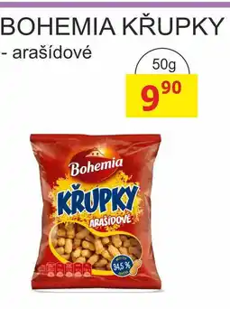 BENE Nápoje BOHEMIA KŘUPKY - arašídové nabídka
