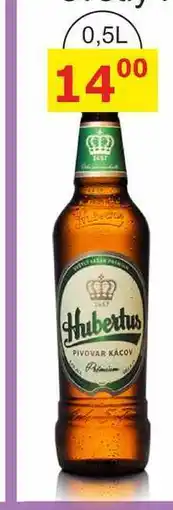 BENE Nápoje Pivovar Kácov Hubertus Pivo světlý ležák nabídka