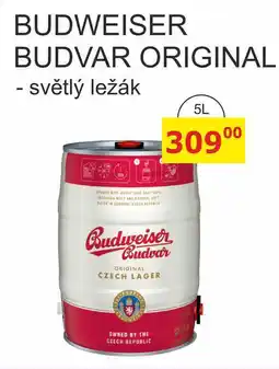 BENE Nápoje BUDWEISER BUDVAR ORIGINAL - světlý ležák nabídka
