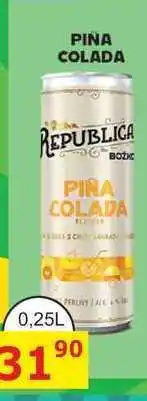 BENE Nápoje REPUBLICA PINA COLADA nabídka