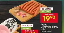 Hruška Prantl Učňovské párky nabídka