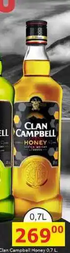 BENE Nápoje Clan Campbell honey nabídka