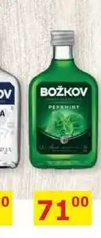 BENE Nápoje Božkov Peprmint nabídka