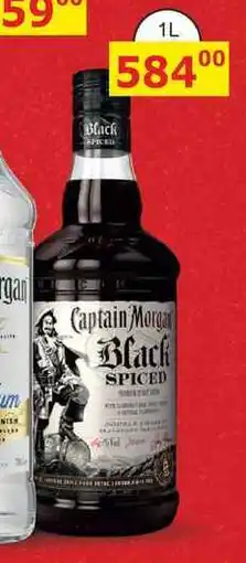 BENE Nápoje Captain Morgan Black SPICED nabídka