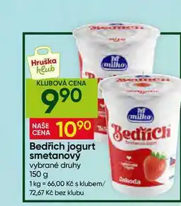 Hruška Bedřich jogurt smetanový vybrané druhy nabídka