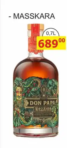 BENE Nápoje DON PAPA MASSKARA nabídka