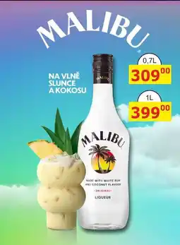 BENE Nápoje Malibu Original likér na bázi rumu s kokosovou příchutí nabídka