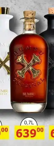 BENE Nápoje BUMBU ORIGINAL nabídka
