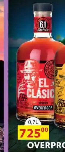 BENE Nápoje El Clásico Overproof 0,7l 61% nabídka