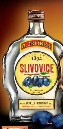 BENE Nápoje R. JELÍNEK Slivovice 3y 0,7l 45% nabídka