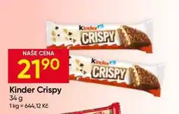 Hruška Kinder Crispy nabídka