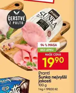 Hruška Prantl Šunka nejvyšší jakosti nabídka