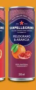 BENE Nápoje SANPELLEGRINO MELOGRANO & ARANCIA nabídka
