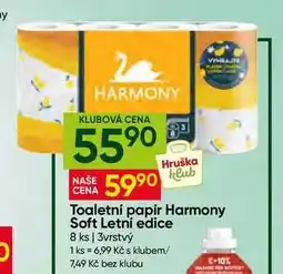 Hruška Harmony Soft Letní edice 8 ks 3vrstvý nabídka