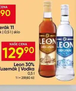 Hruška Leon 30% Tuzemák, Vodka nabídka