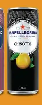 BENE Nápoje SANPELLEGRINO CHINOTTO nabídka