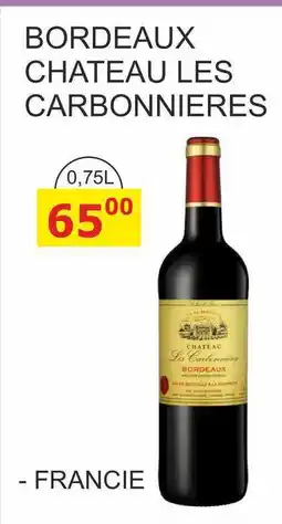 BENE Nápoje BORDEAUX CHATEAU LES CARBONNIERES nabídka
