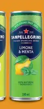 BENE Nápoje SANPELLEGRINO LIMONE & MENTA nabídka