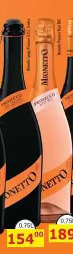 BENE Nápoje Mionetto Prosecco rosé nabídka
