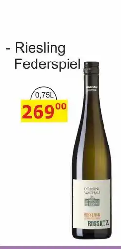 BENE Nápoje DOMÄNE WACHAU Riesling Federspiel nabídka