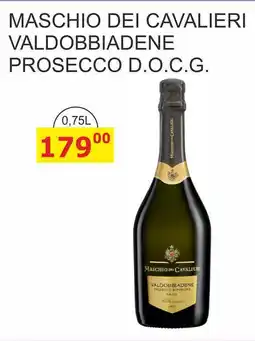 BENE Nápoje MASCHIO DEI CAVALIERI VALDOBBIADENE PROSECCO D.O.C.G nabídka