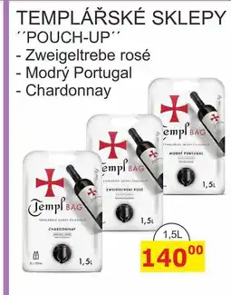 BENE Nápoje TEMPLÁŘSKÉ SKLEPY POUCH-UP nabídka