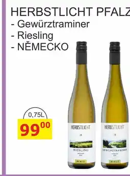 BENE Nápoje HERBSTLICHT PFALZ nabídka