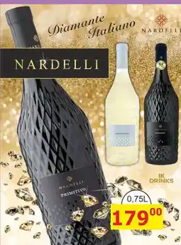 BENE Nápoje NARDELLI PRIMITIVO nabídka
