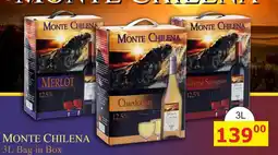 BENE Nápoje MONTE CHILENA nabídka
