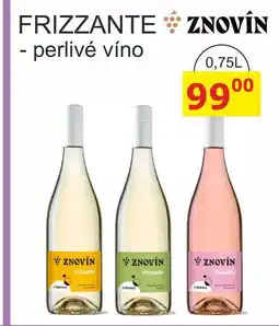 BENE Nápoje FRIZZANTE ZNOVÍN - perlivé víno nabídka