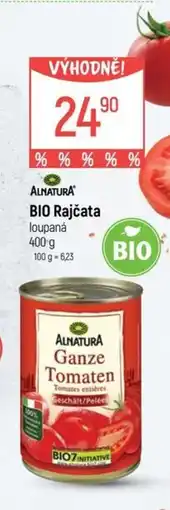 Globus Alnatura Bio rajčata nabídka