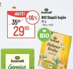 Globus Alnatura Bio slepičí bujón nabídka