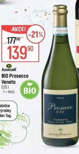 Globus Alnatura Bio prosecco veneto nabídka