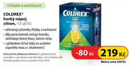 Dr. Max Coldrex horký nápoj citron nabídka