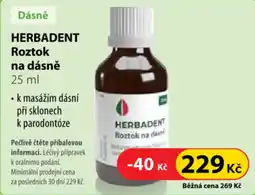 Dr. Max Herbadent roztok na dásně nabídka