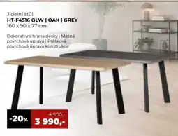 Jamall Jídelní stůl ht-f4516 olw | oak | grey nabídka
