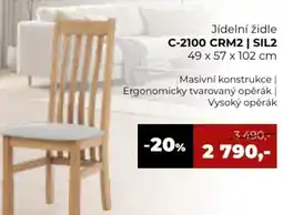 Jamall Jídelní židle c-2100 crm2 | sil2 nabídka