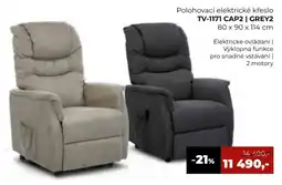 Jamall Polohovací elektrické křeslo TV-1171 CAP2 | GREY2 nabídka