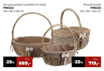 Proutěný koš PRE223